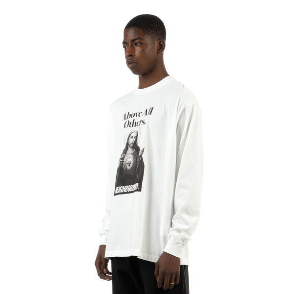NEIGHBORHOOD | PICK YOUR KING / C-TEE Long Sleeve White - Concrete