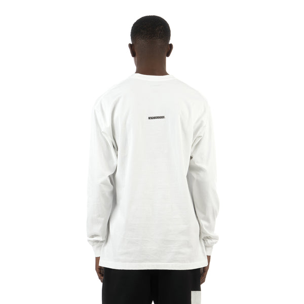NEIGHBORHOOD | PICK YOUR KING / C-TEE Long Sleeve White - Concrete