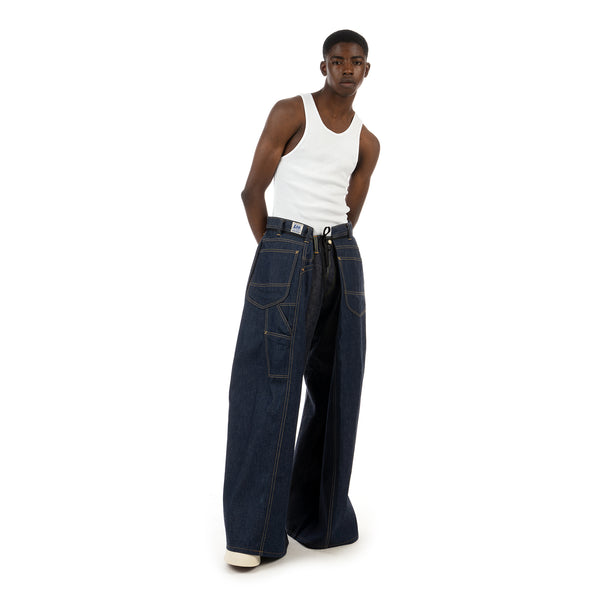 Duran Lantink for Concrete | Double Denim Trousers Blue - Concrete