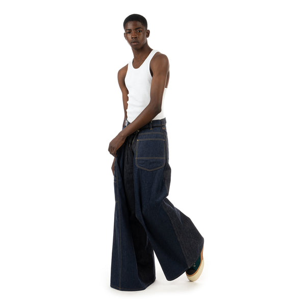 Duran Lantink for Concrete | Double Denim Trousers Blue - Concrete