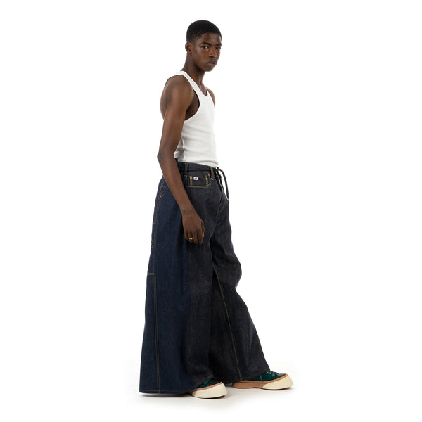 Duran Lantink for Concrete | Double Denim Trousers Blue - Concrete