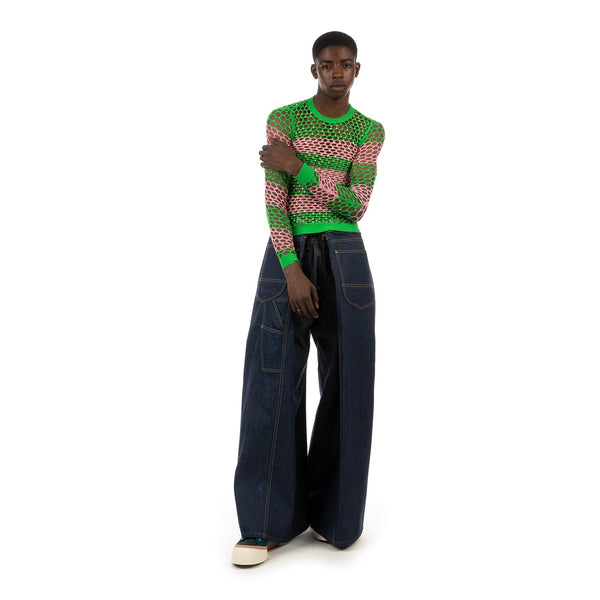 Duran Lantink for Concrete | Double Denim Trousers Blue - Concrete