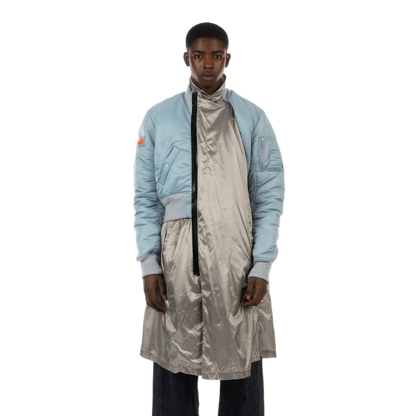 Duran Lantink for Concrete | Bomber Dress Blue / Silver - Concrete