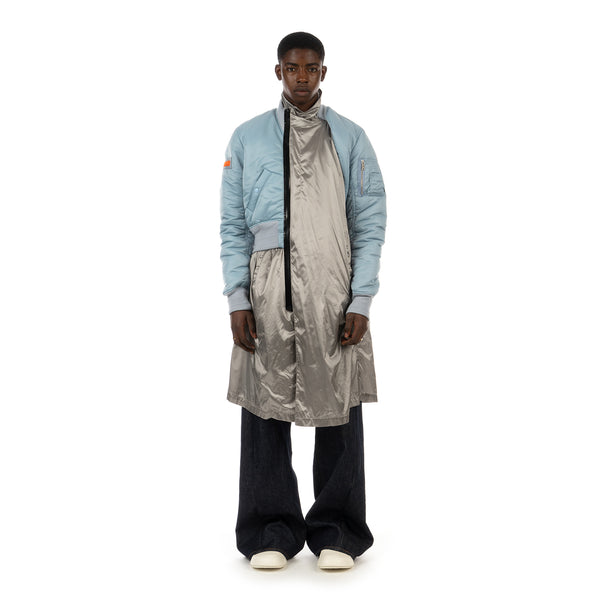 Duran Lantink for Concrete | Bomber Dress Blue / Silver - Concrete