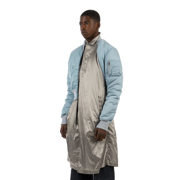 Duran Lantink for Concrete | Bomber Dress Blue / Silver - Concrete