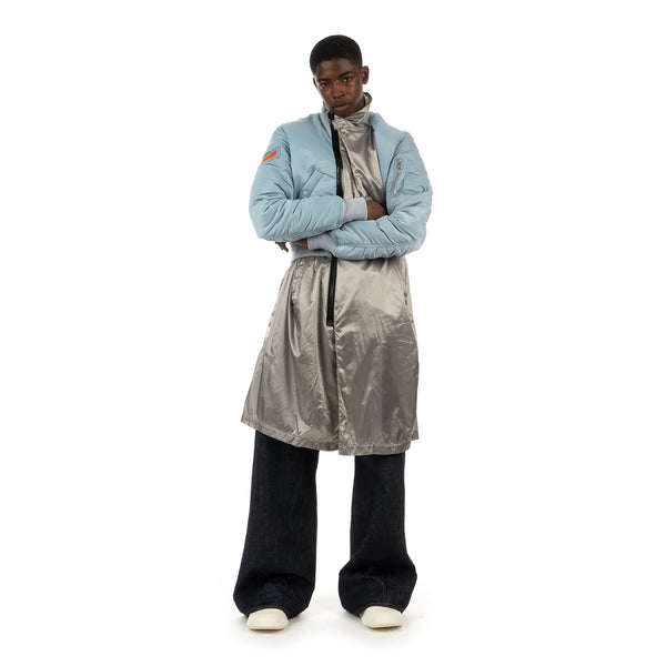 Duran Lantink for Concrete | Bomber Dress Blue / Silver - Concrete
