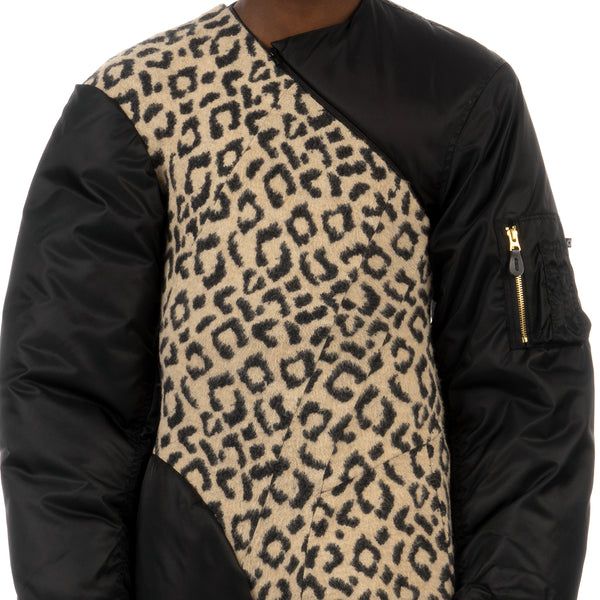 Duran Lantink for Concrete | Leopard Bomber Suit Beige / Black - Concrete