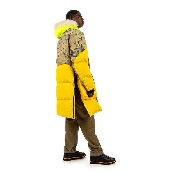 Griffin | Sleeping Bag Coat Snow Yellow / Winter Camo - Concrete