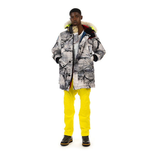 Griffin | Reversible New Sherridon Coat Stealth Camo / Fluro - Concrete