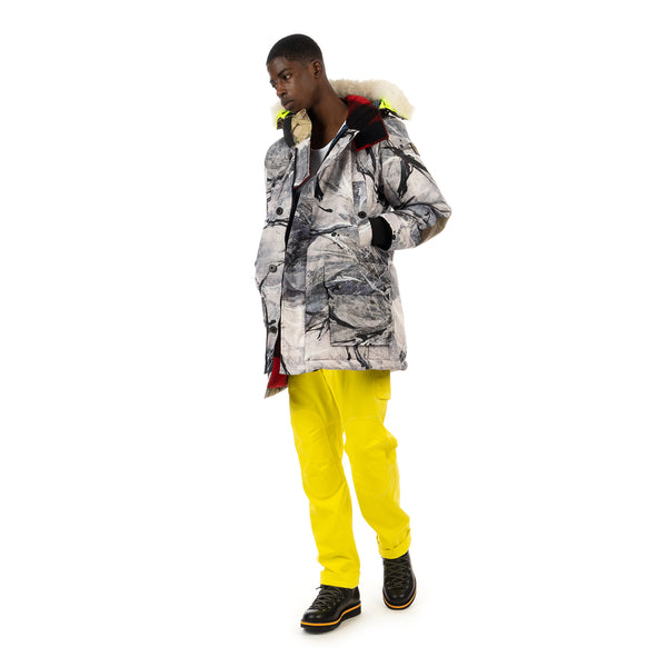 Griffin | Reversible New Sherridon Coat Stealth Camo / Fluro - Concrete