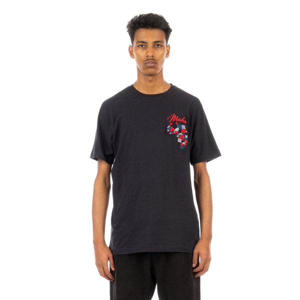 maharishi | 3585 Tour Africa Embroidered T-Shirt Navy - Concrete