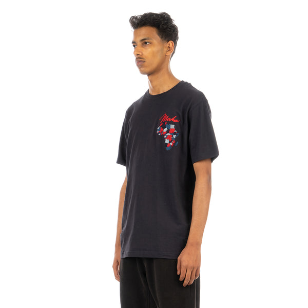 maharishi | 3585 Tour Africa Embroidered T-Shirt Navy - Concrete