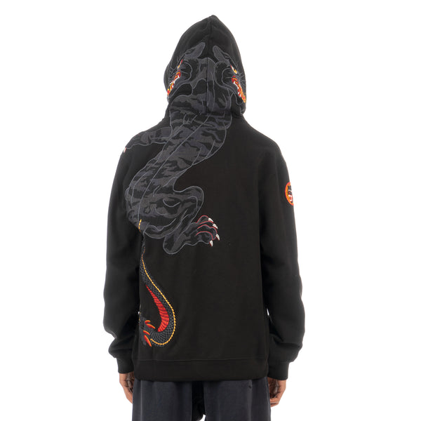 maharishi | 3580 Two Headed Panther Hoodie Black - Concrete