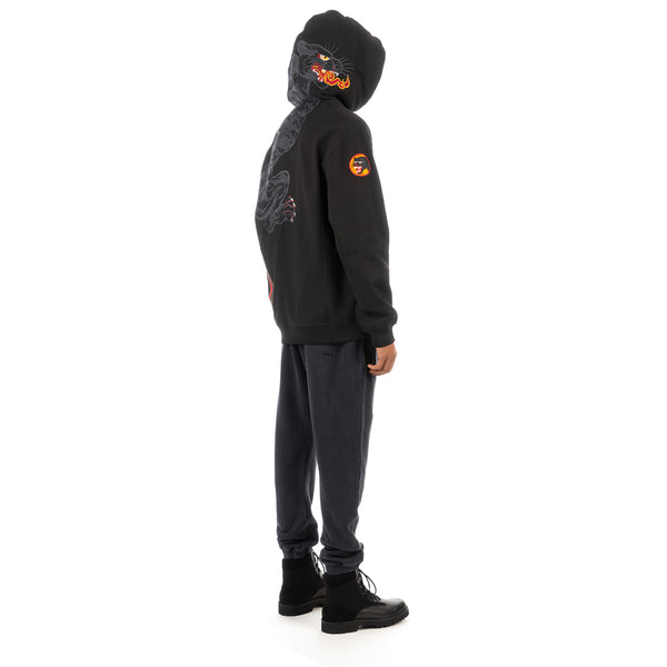 maharishi | 3580 Two Headed Panther Hoodie Black - Concrete