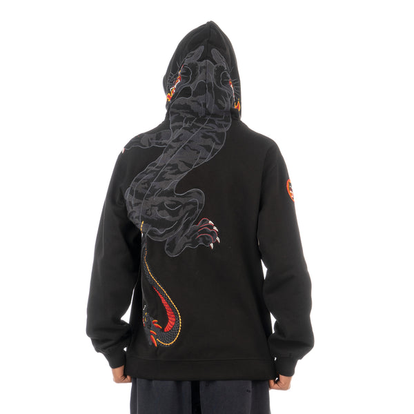 maharishi | 3580 Two Headed Panther Hoodie Black - Concrete