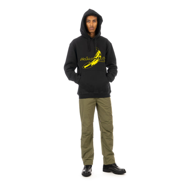 maharishi | 9644 Warhol Maha Banana Hoodie Black - Concrete