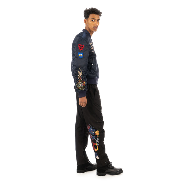 maharishi | 3597 Dragons MA-1 Flight Jacket Navy - Concrete