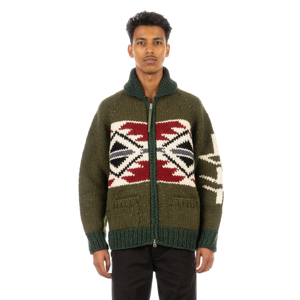 maharishi | 9451 Broken Arrow Cowichan Olive - Concrete