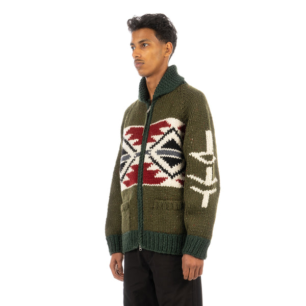 maharishi | 9451 Broken Arrow Cowichan Olive - Concrete