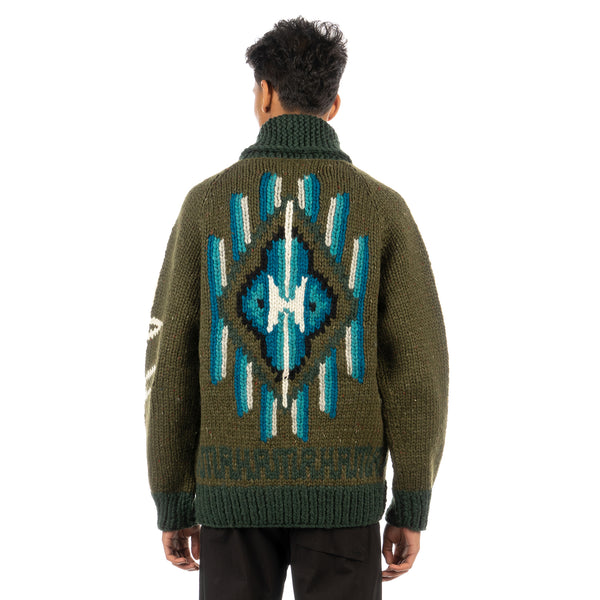 maharishi | 9451 Broken Arrow Cowichan Olive - Concrete