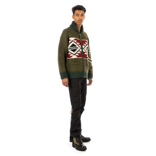 maharishi | 9451 Broken Arrow Cowichan Olive - Concrete