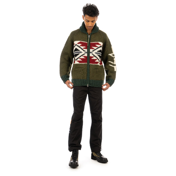 maharishi | 9451 Broken Arrow Cowichan Olive - Concrete