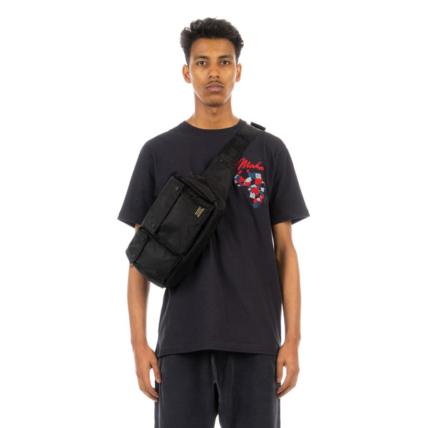 maharishi | 9636 Travel Waist Bag Black - Concrete