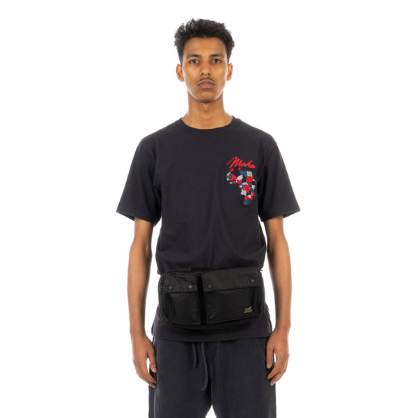 maharishi | 9636 Travel Waist Bag Black - Concrete