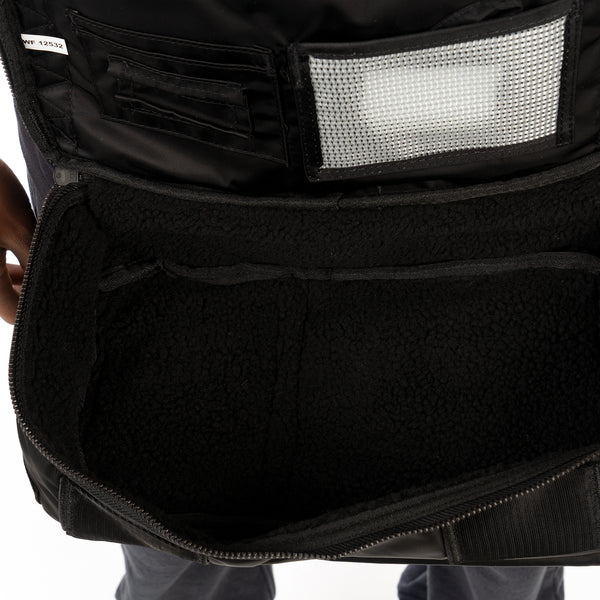 maharishi | 9636 Travel Waist Bag Black - Concrete