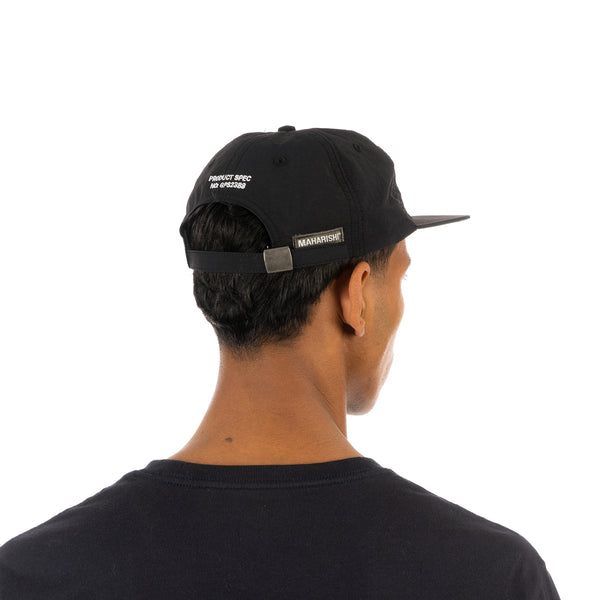 maharishi | 9341 Japanese Nylon Cap Black - Concrete