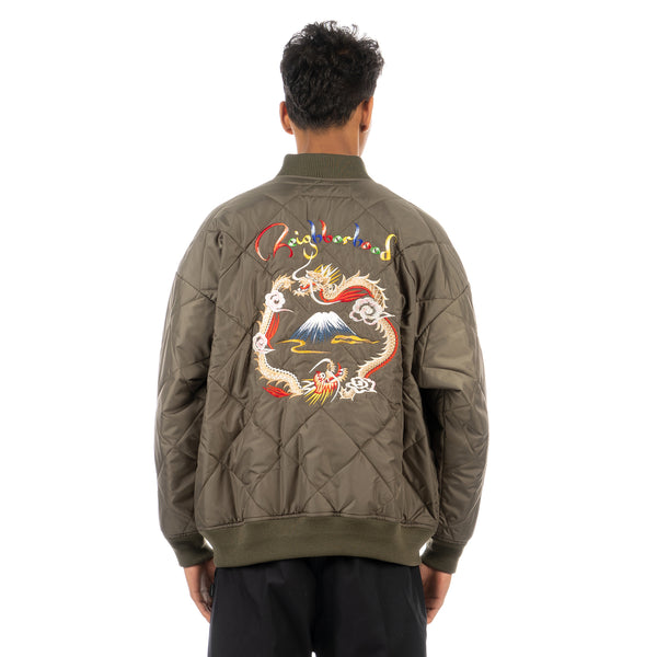 NEIGHBORHOOD | Souvenir Jacket Olive Drab - Concrete