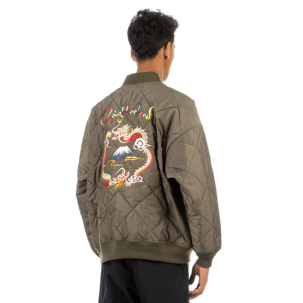 NEIGHBORHOOD | Souvenir Jacket Olive Drab - Concrete