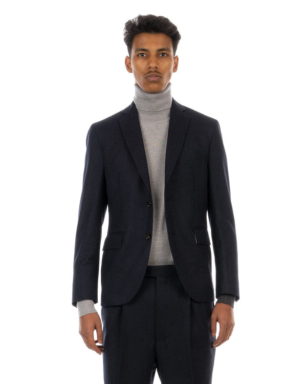 LC23 | Flannel Blazer Navy - Concrete