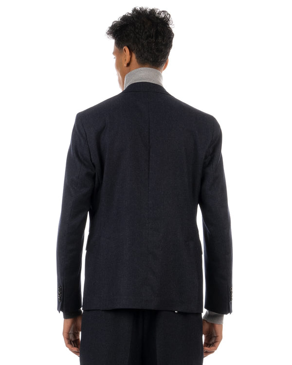 LC23 | Flannel Blazer Navy - Concrete