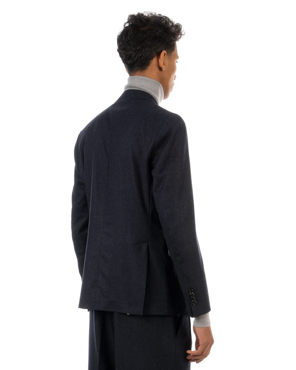 LC23 | Flannel Blazer Navy - Concrete