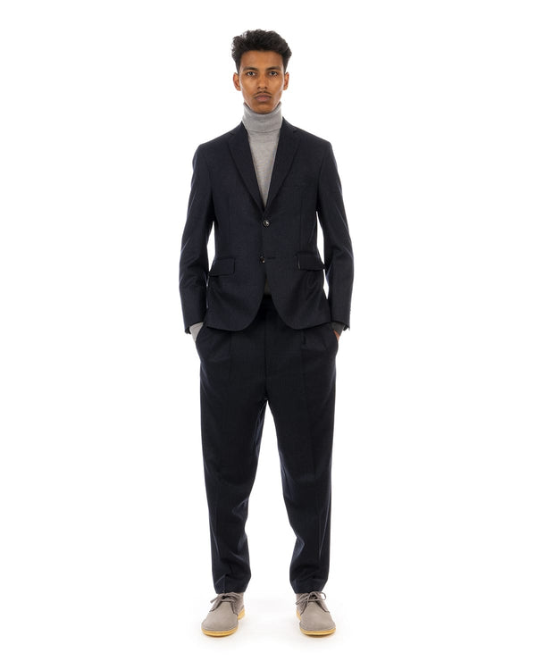 LC23 | Flannel Blazer Navy - Concrete