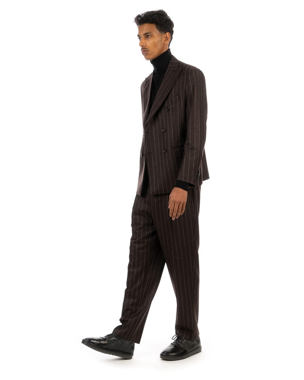 LC23 | Gessato Blazer Brown - Concrete