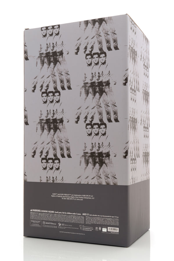 Medicom Toy | Be@rbrick 1000% Andy Warhol's Elvis Presley - Concrete
