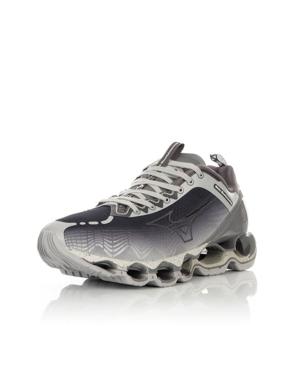 White Mountaineering | x MIZUNO 'Wave Prophecy X' Gray - Concrete