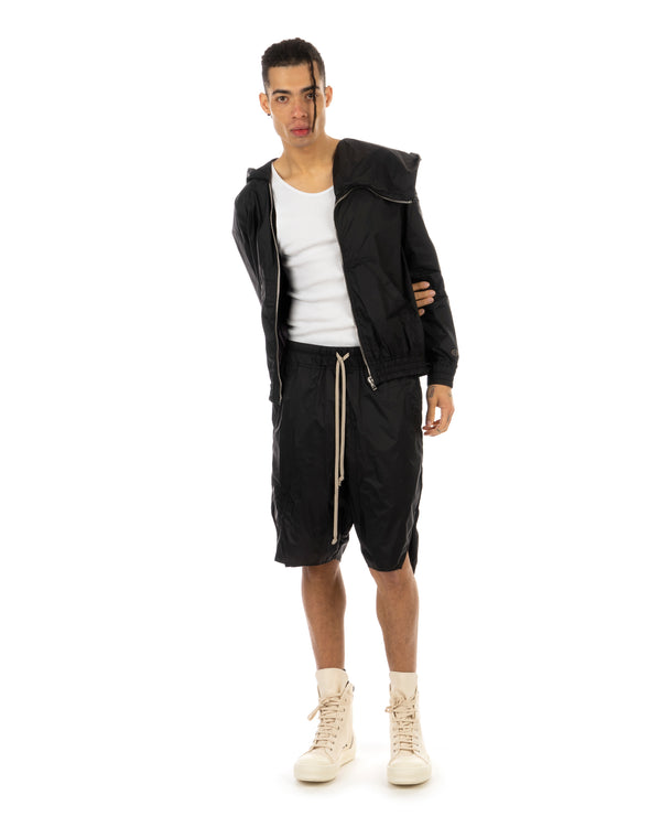 Rick Owens | x Champion Mountain Hoodie Black - Concrete