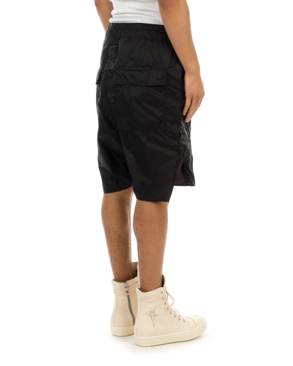 Rick Owens | x Champion Beveled Pods Shorts Black - Concrete