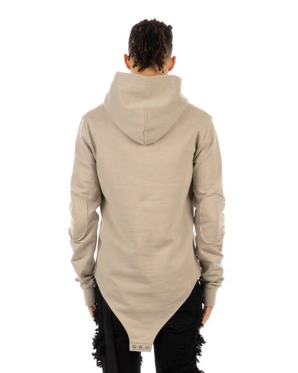Rick Owens | x Champion Hooded Body Pearl - Concrete