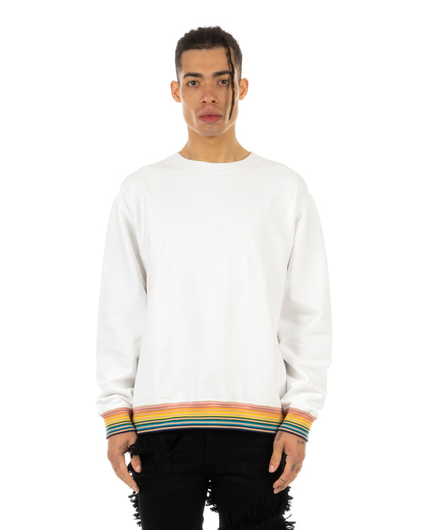Medicom Toy | x Hiroshi (Fragment) 2 Haroshi Sweatshirt White - Concrete