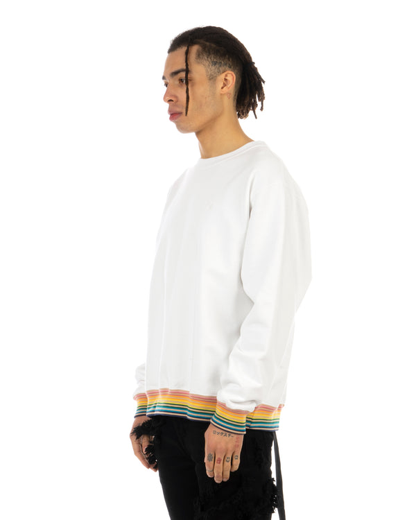 Medicom Toy | x Hiroshi (Fragment) 2 Haroshi Sweatshirt White - Concrete