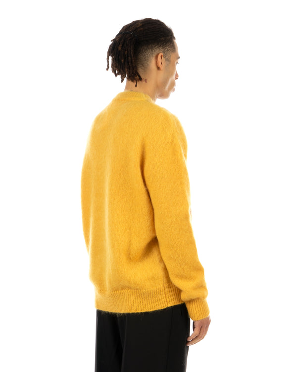 Marni |  Tiger Brushed Knit Sweater Maize - Concrete
