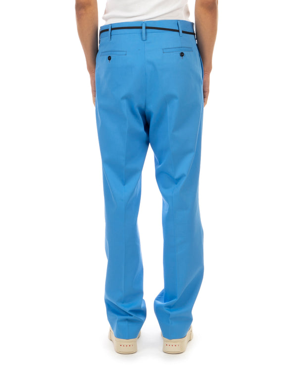 Marni | Garbardine Trousers Lake - Concrete