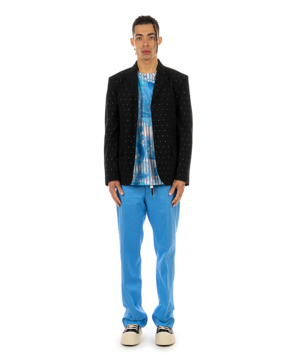 Marni | Garbardine Trousers Lake - Concrete