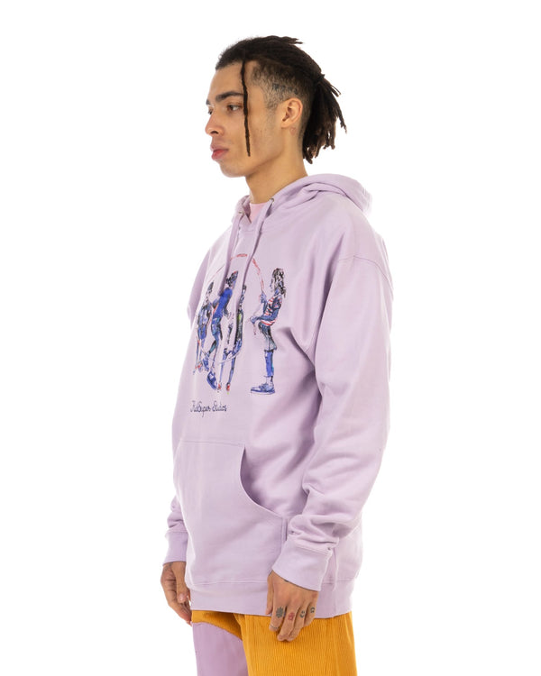 KidSuper | Jump-Rope Hoodie Purple - Concrete