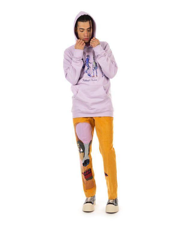 KidSuper | Jump-Rope Hoodie Purple - Concrete