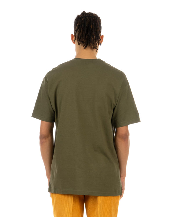 KidSuper | KS Tandem Bike T-Shirt Olive - Concrete